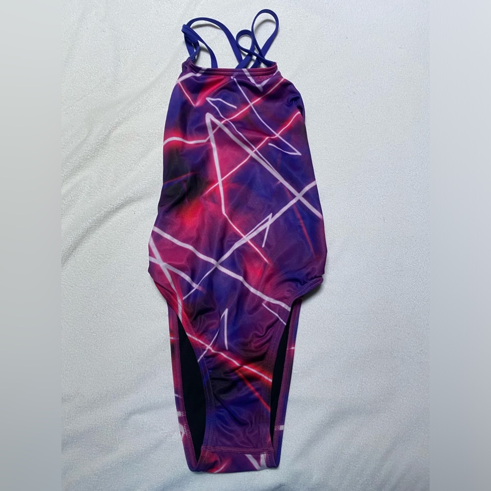 NEW without tags-Speedo size 28-Cheeky one piece thin strap swim suit